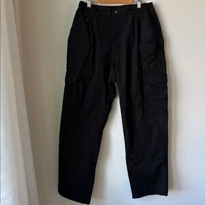 5.11 Tactical Taclite Pro Ripstop Cargo Pants Regular Fit in Black Size 34/32
